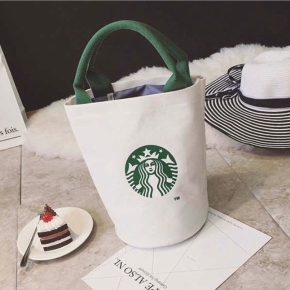 Starbucks Cup Canvas Tote Bag - Picture 1 of 4